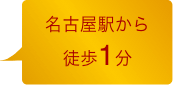 名古屋駅から徒歩1分
